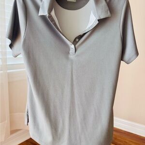 Callaway Women's Gray Button Down Polo Shirt
